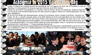 Academia se 2015 Valedictory-dag